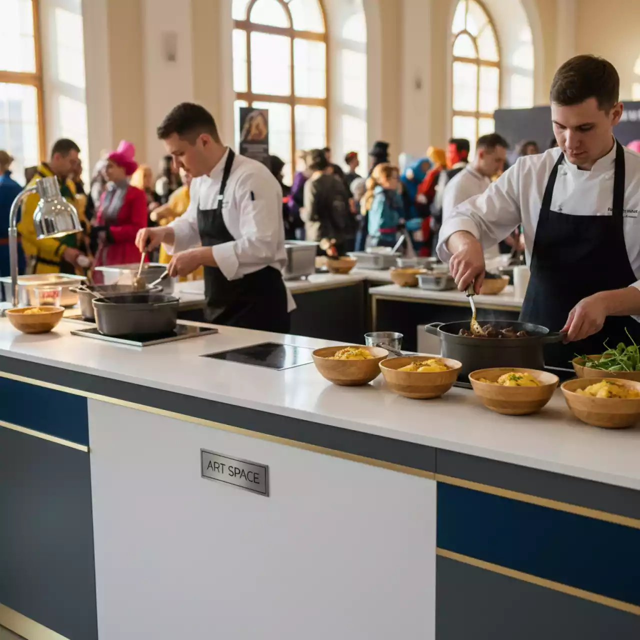 Аренда Картошка с тушенкой в конгресс-холле отеля Жемчужина — ART SPACE