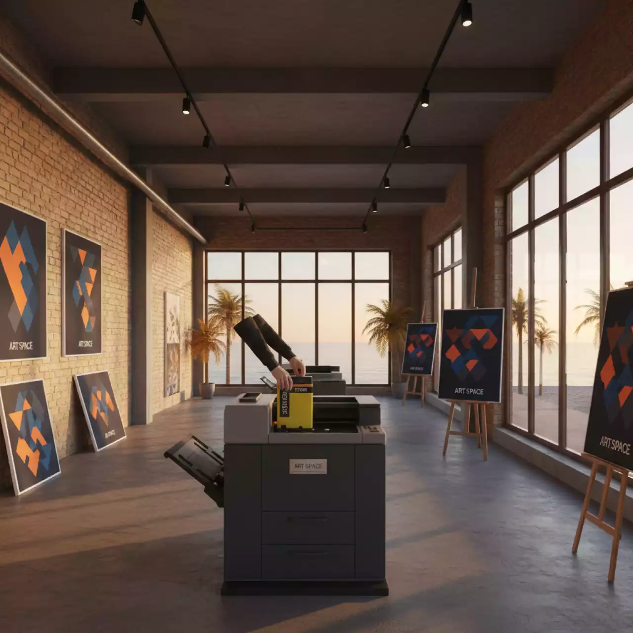 Аренда Картридж для плоттера Epson T6364 Yellow 700 мл на пляже «Мандарин» — ART SPACE