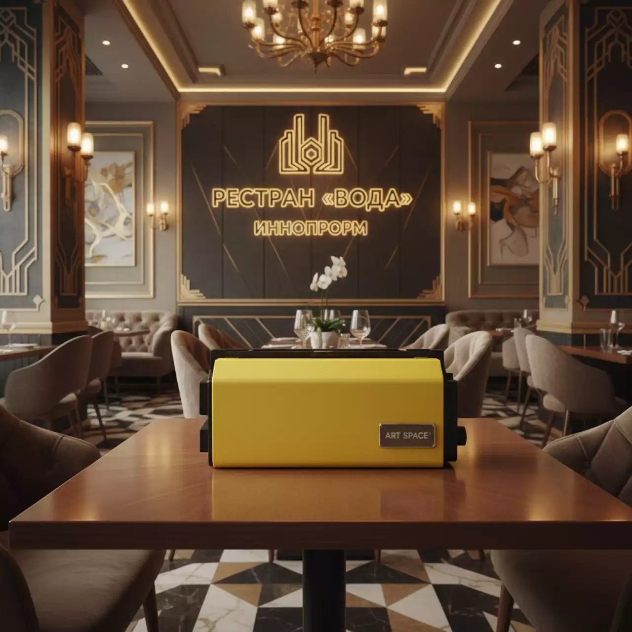 Аренда Картридж для плоттера HP DesignJet 730 Yellow 130 мл в ресторане «Voda» — ART SPACE