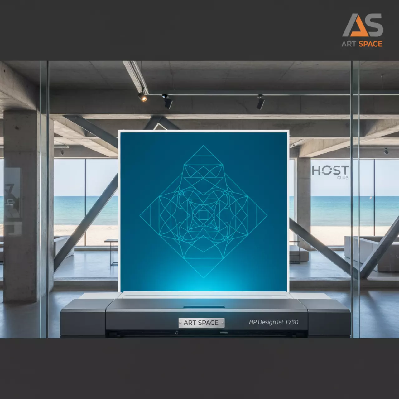 Аренда Картридж для плоттеров HP DesignJet 730 cyan 130 мл на пляжных клубах Хосты — ART SPACE