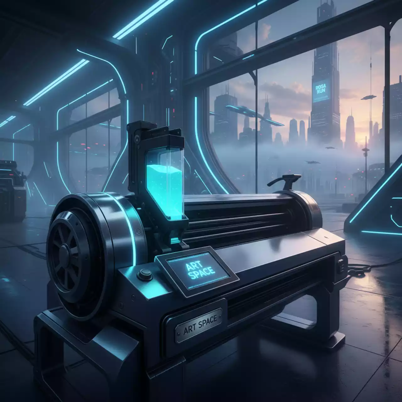 Аренда Картридж для плоттеров Roland D UA 5CY Cyan 500 мл в Alpha Sirius — ART SPACE