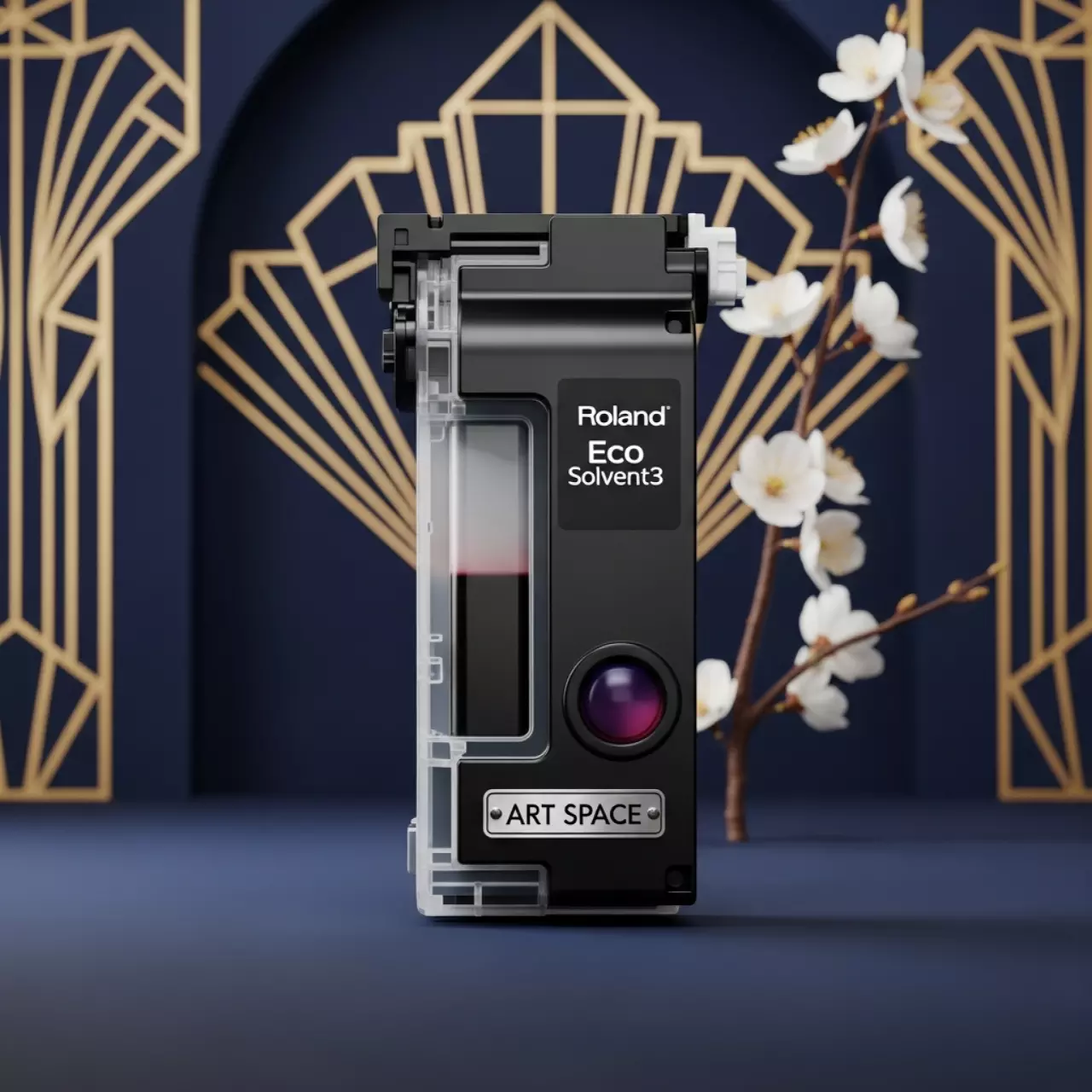 Аренда Картридж для плоттеров Roland Eco Solvent3 Black 500 мл ESL5 5BK на пляже «Ривьера» — ART SPACE