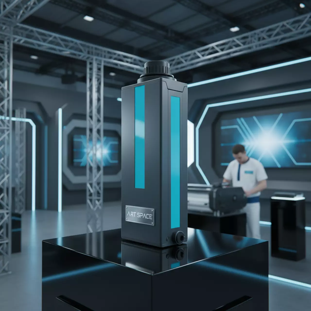 Аренда Картридж для плоттеров Roland Eco Solvent3 голубой 500 мл в Imeretinskiy Hotel — ART SPACE