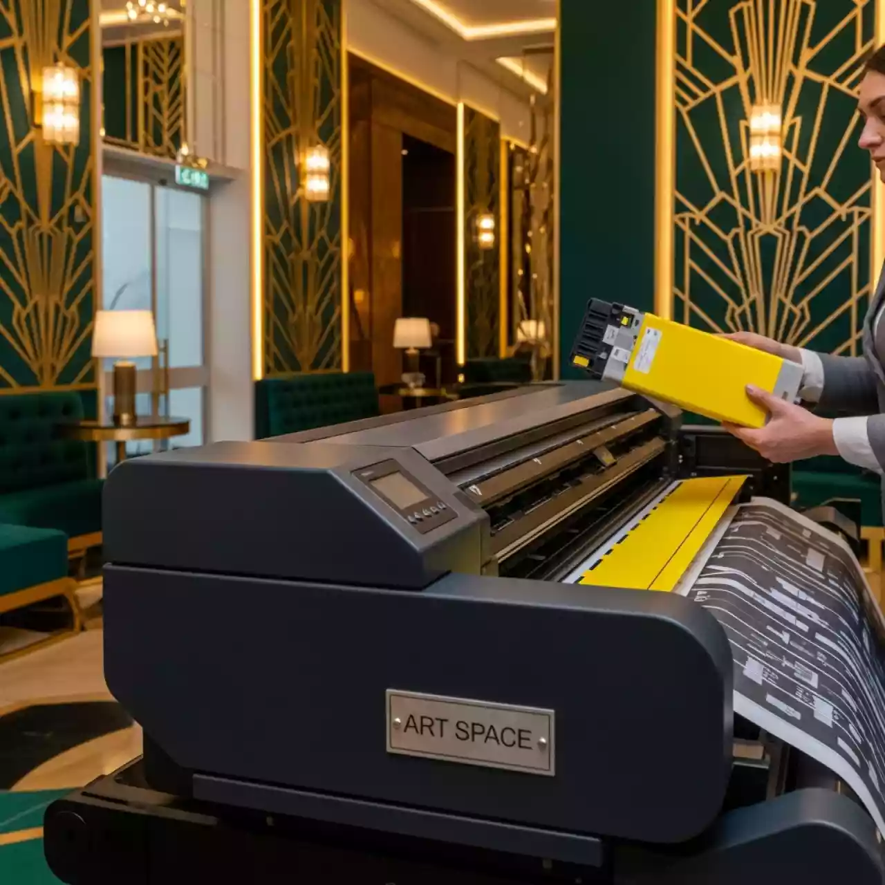 Аренда Картридж экстраповышенной емкости с желтыми чернилами Epson T7544 WF 8090 8590 C13T754440 в санатории «Черноморье» — ART SPACE