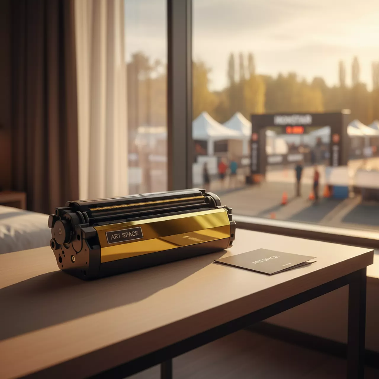 Аренда Картридж HP 201A LaserJet CF402A в Mövenpick Hotel — ART SPACE