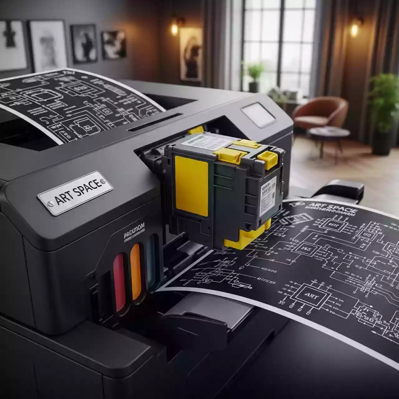 Аренда Картридж HP DesignJet 773C yellow 775 мл в лофте «Студия 21» — ART SPACE