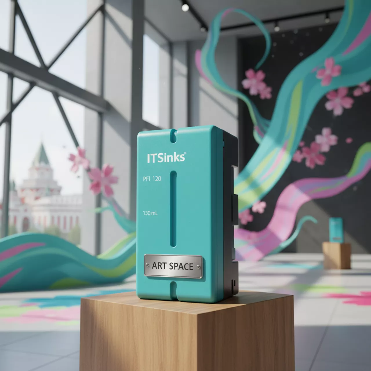 Аренда Картридж ITSinks для Canon PFI 120 cyan 130 мл в этно-парке «Моя Россия» — ART SPACE