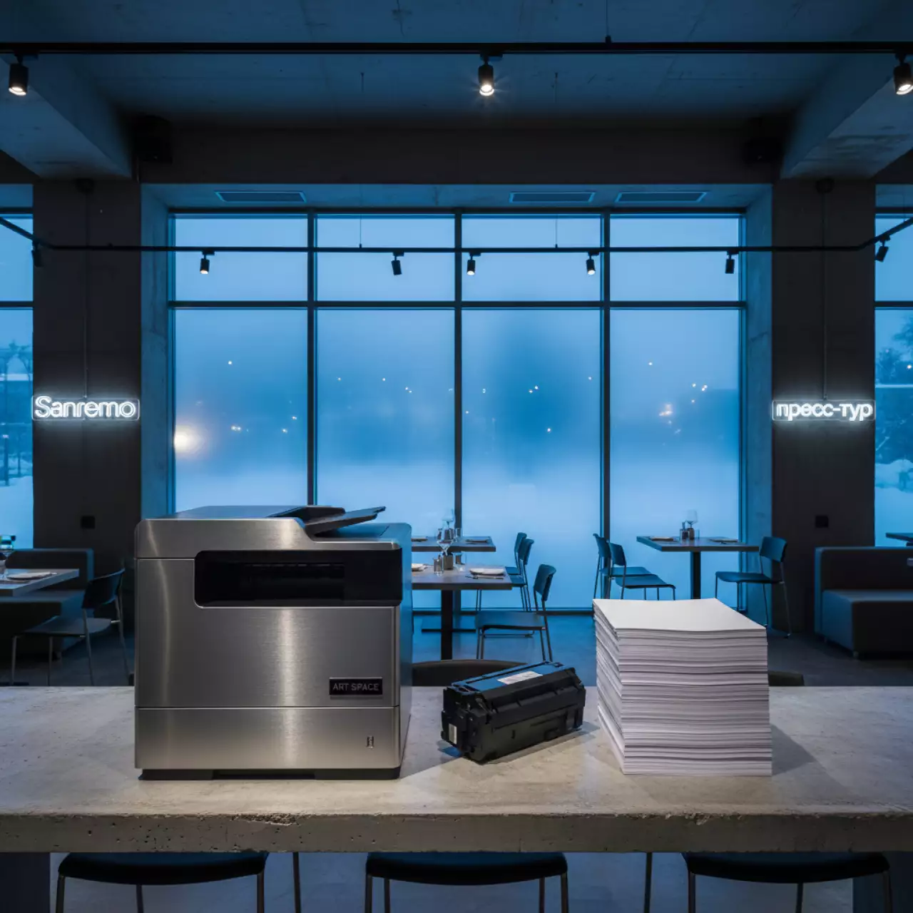 Аренда Картридж тонер Sharp AR5015 5120 5320 AR016T в ресторане «Sanremo» — ART SPACE