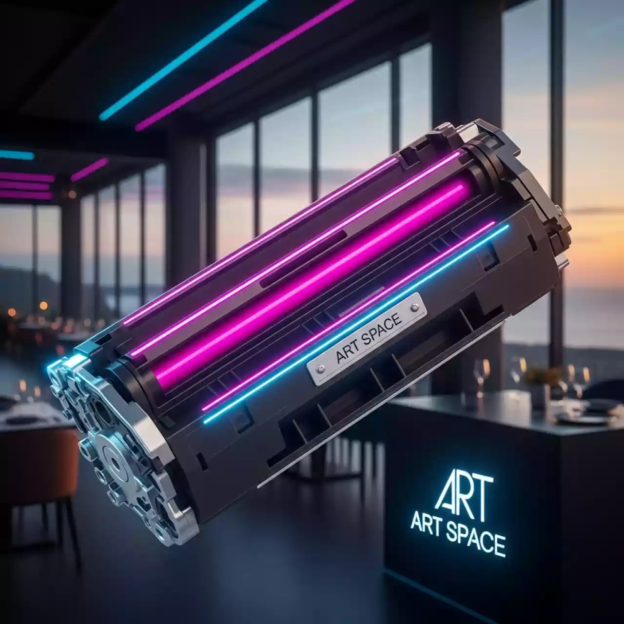 Аренда Картридж тонер Sharp BPGT20MB пурпурный для C CUBE BP10C20EU 20C20EU 20C25EU 5000 страниц в ресторане «D.O.M» — ART SPACE