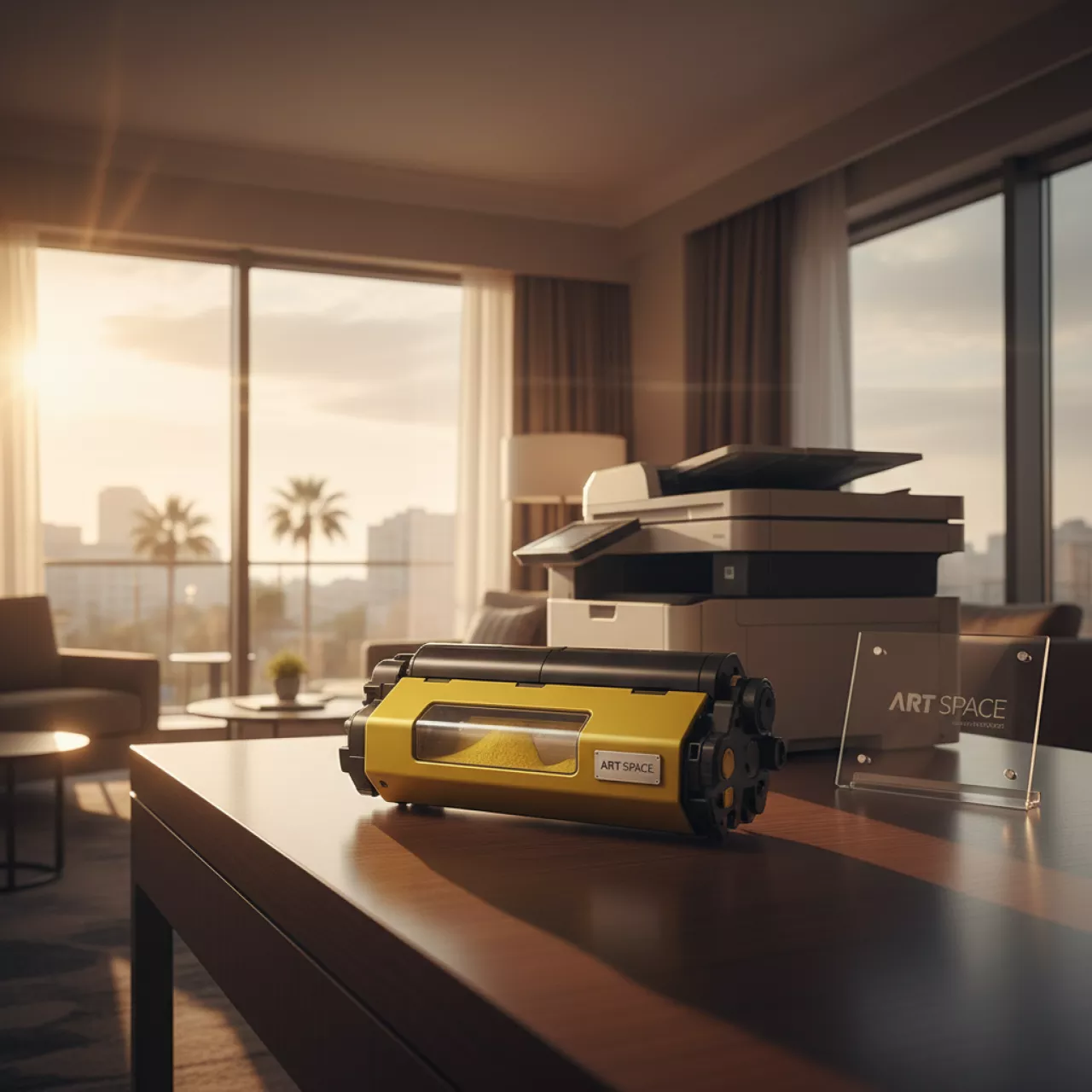 Аренда Картридж желтый для цветного МФУ Sindoh C300 в Courtyard by Marriott Sochi — ART SPACE