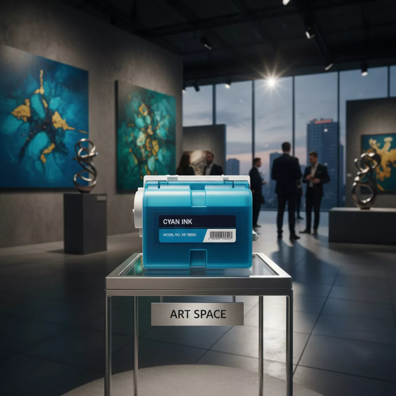 Аренда Картриджа Canon PFI 101B Blue в Mövenpick Hotel — ART SPACE