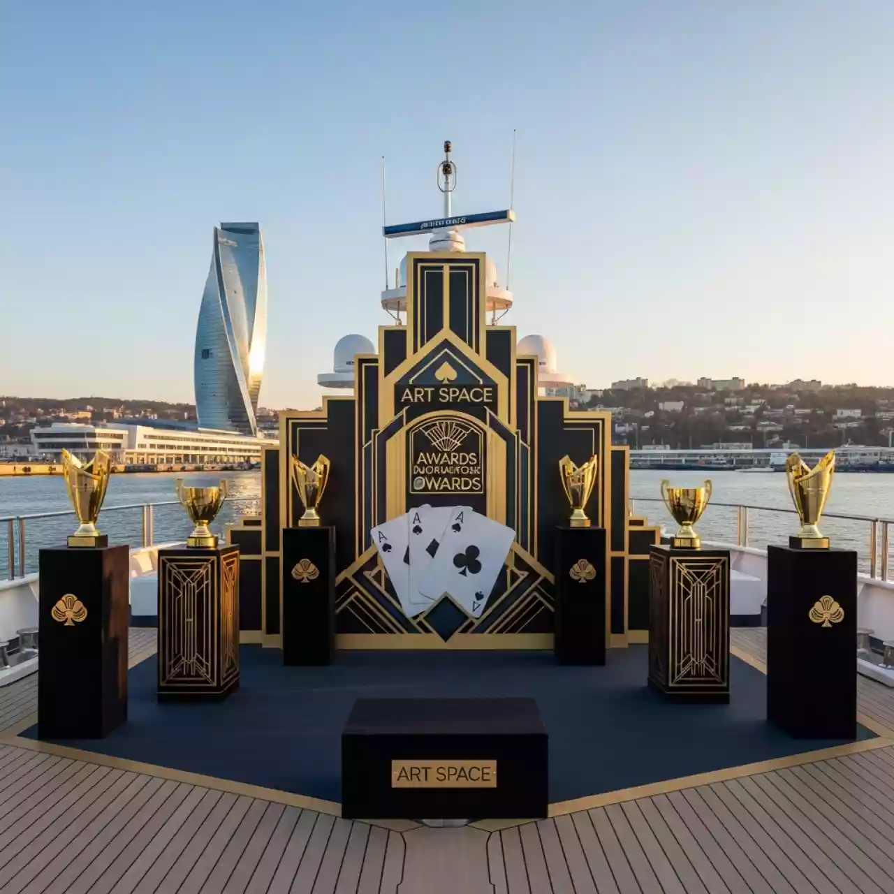 Аренда Карты деньги две семьи на VIP теплоходе (Морпорт Сочи) — ART SPACE