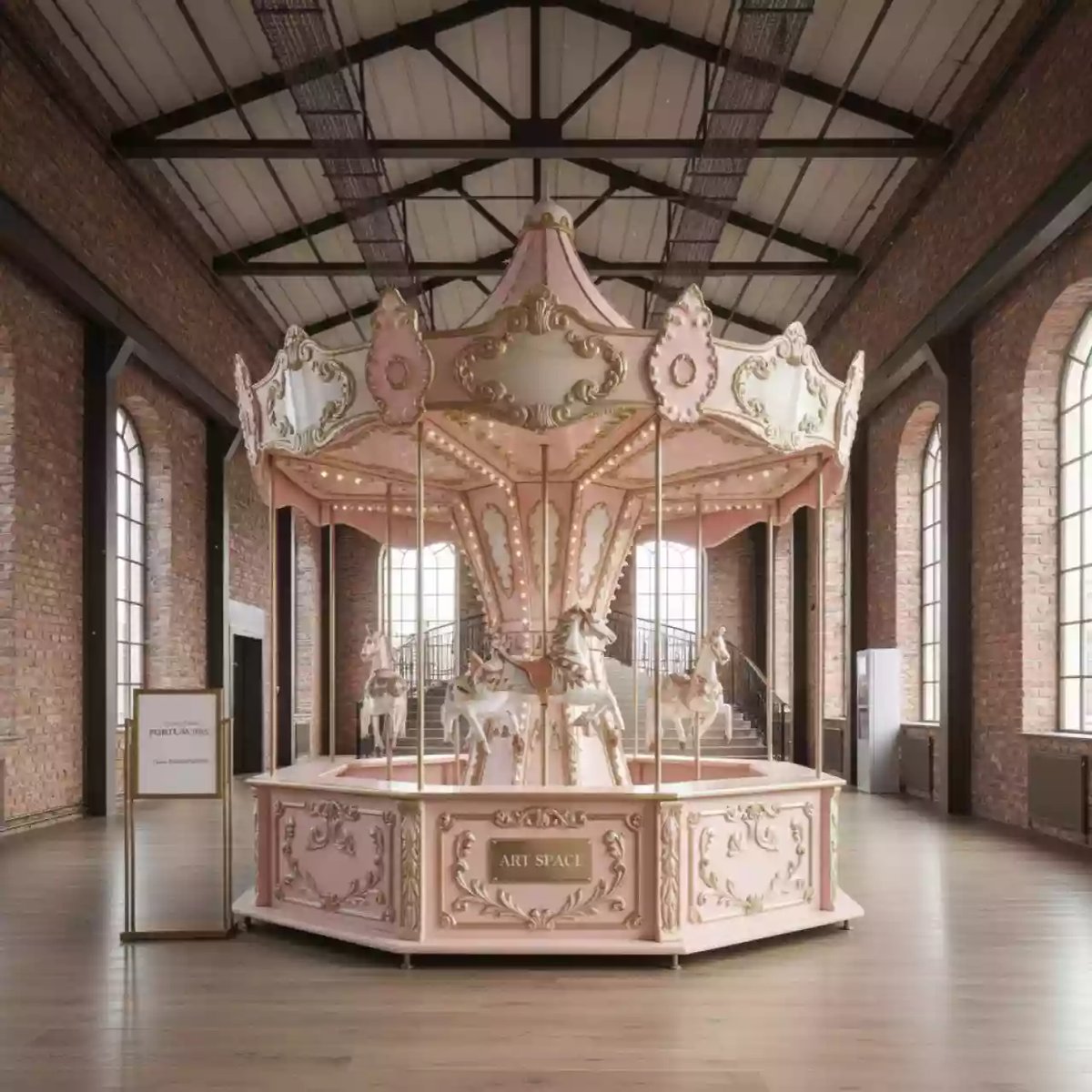 Аренда Карусель декоративная LE PARC COLLECTION Pink в Boutique Hotel PORTUM 1905 — ART SPACE