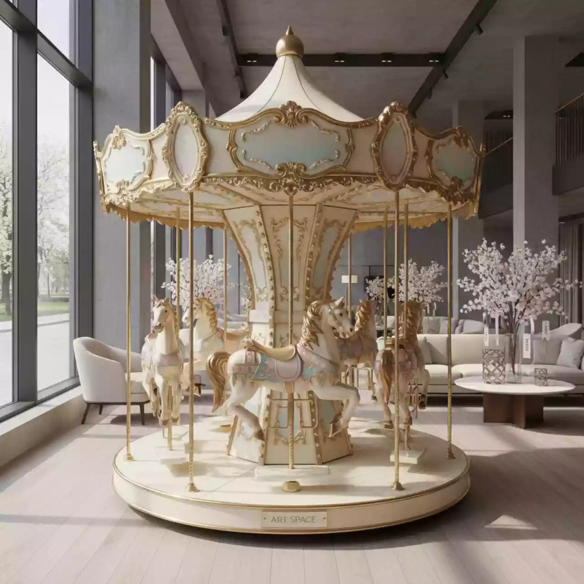 Аренда Карусель декоративная Le Parc Collection Vanille в Маринс Парк Отеле — ART SPACE