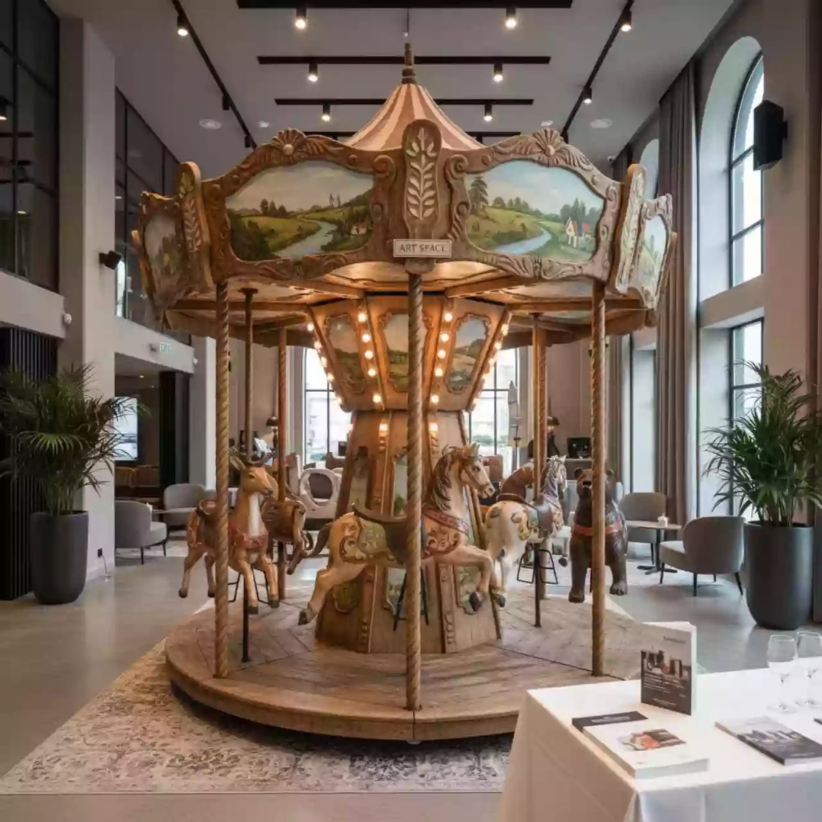Аренда Карусель деревенская в Boutique Hotel PORTUM 1905 — ART SPACE