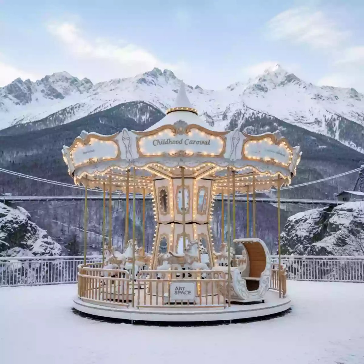 Аренда Карусель детства в Skypark Sochi — ART SPACE