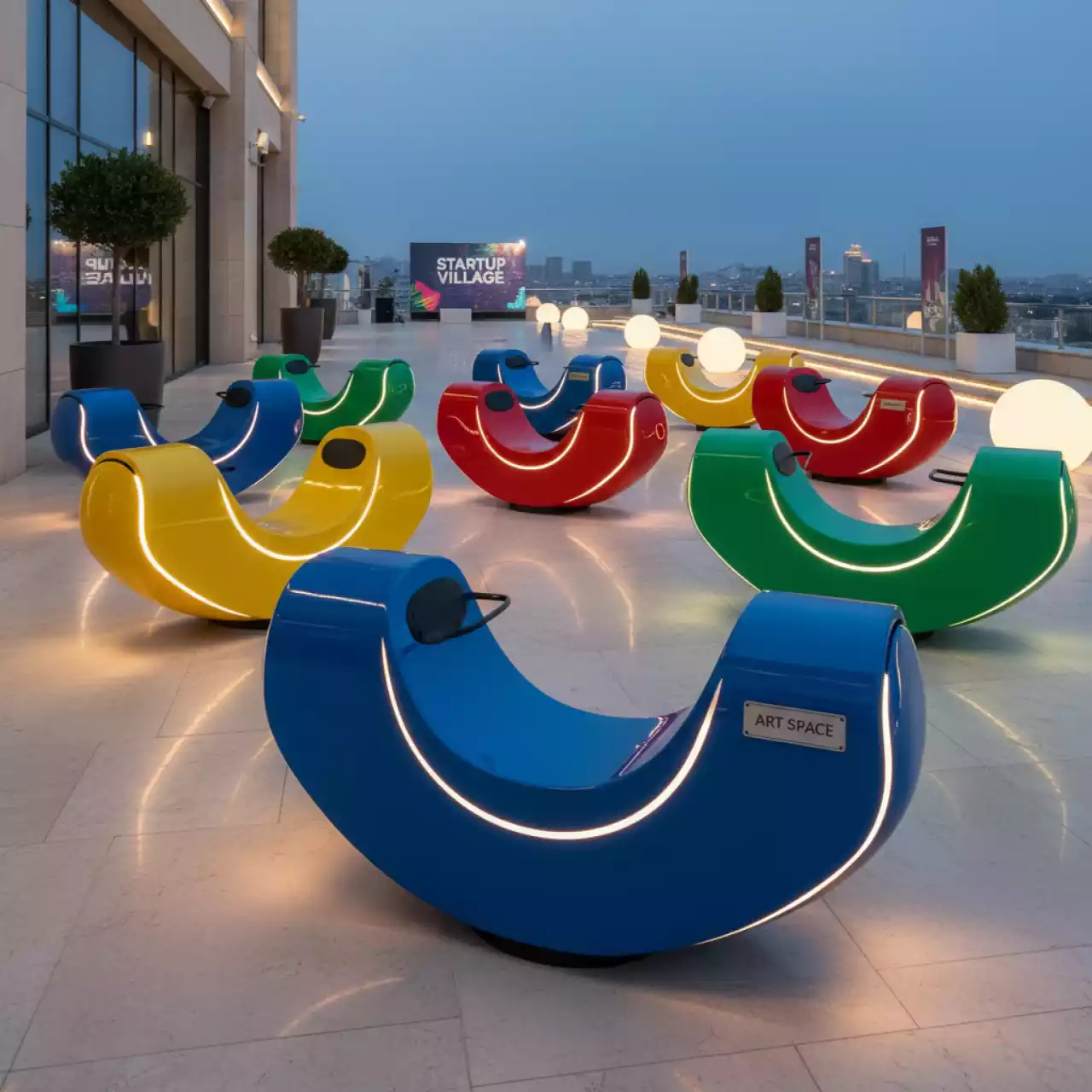 Аренда Карусели детские качалки в гранд-отеле «Жемчужина» — ART SPACE