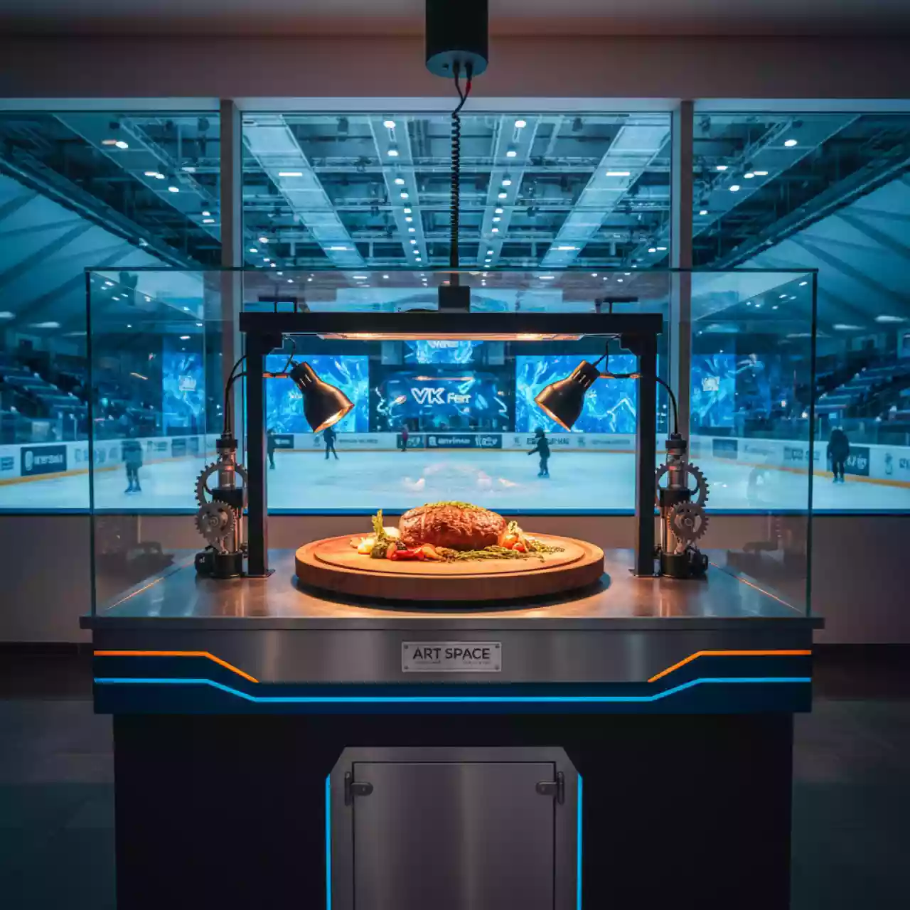 Аренда Карвинг станция с 1 лампой в ледовом дворце «Роза Хутор» — ART SPACE