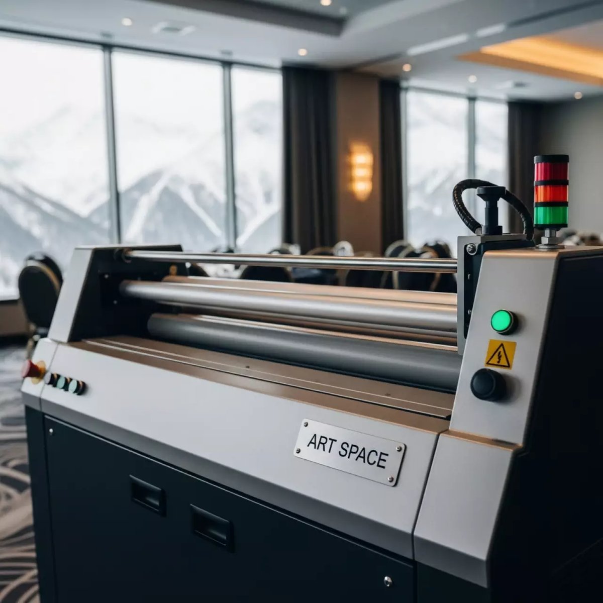 Аренда Кашировальная машина Hateco Liner Hit в Golden Tulip Rosa Khutor — ART SPACE