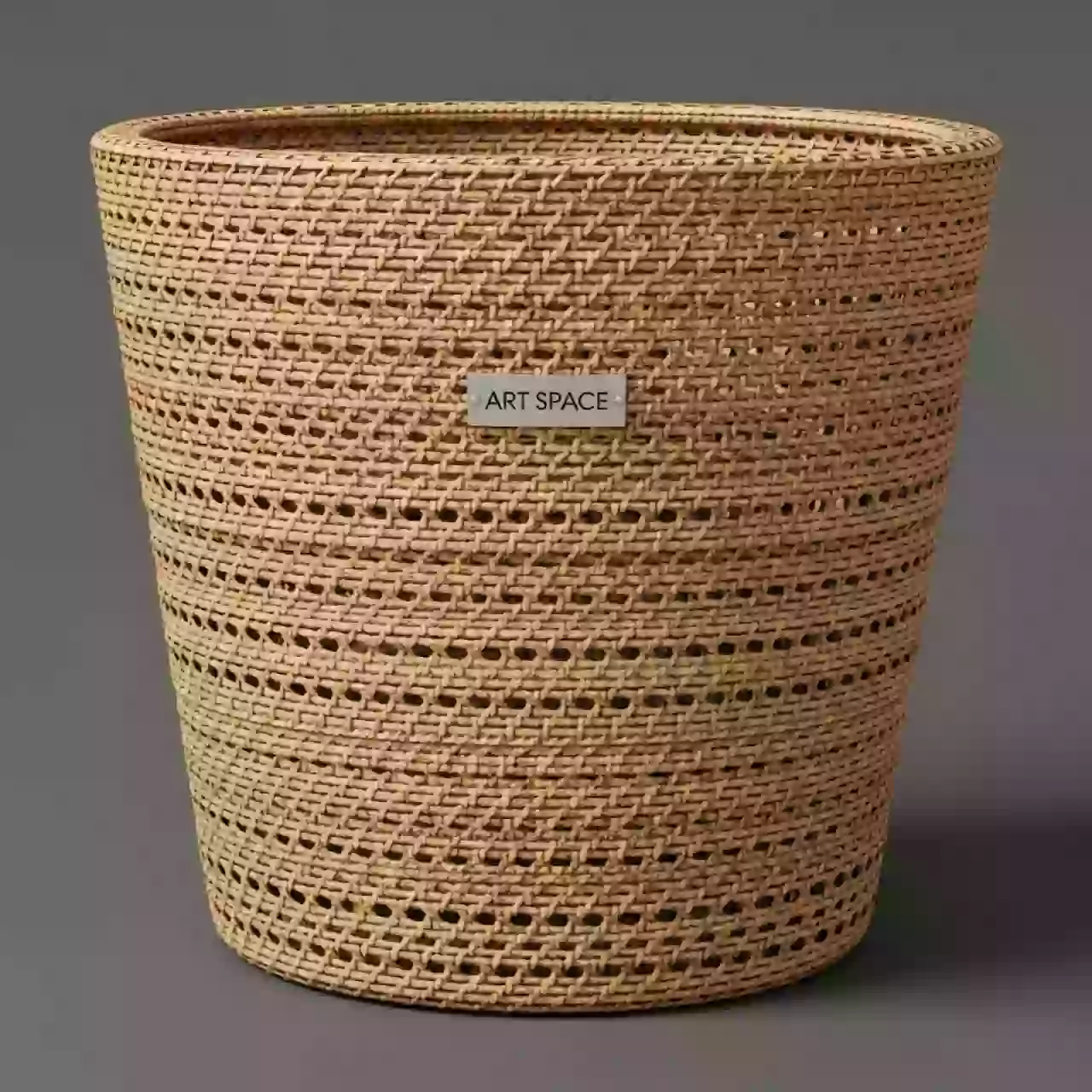 Аренда Кашпо для цветов Капучино плетеное из искусственного ротанга соломенный на арене «Фишт» — ART SPACE