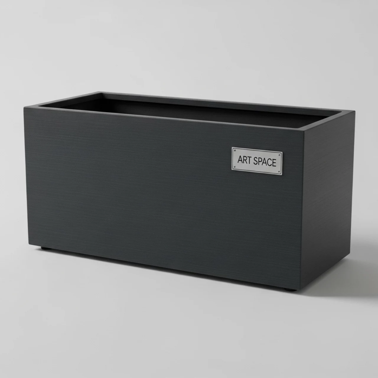 Аренда Кашпо для цветов Prosperplast Rato Low антрацит в Зимнем театре — ART SPACE