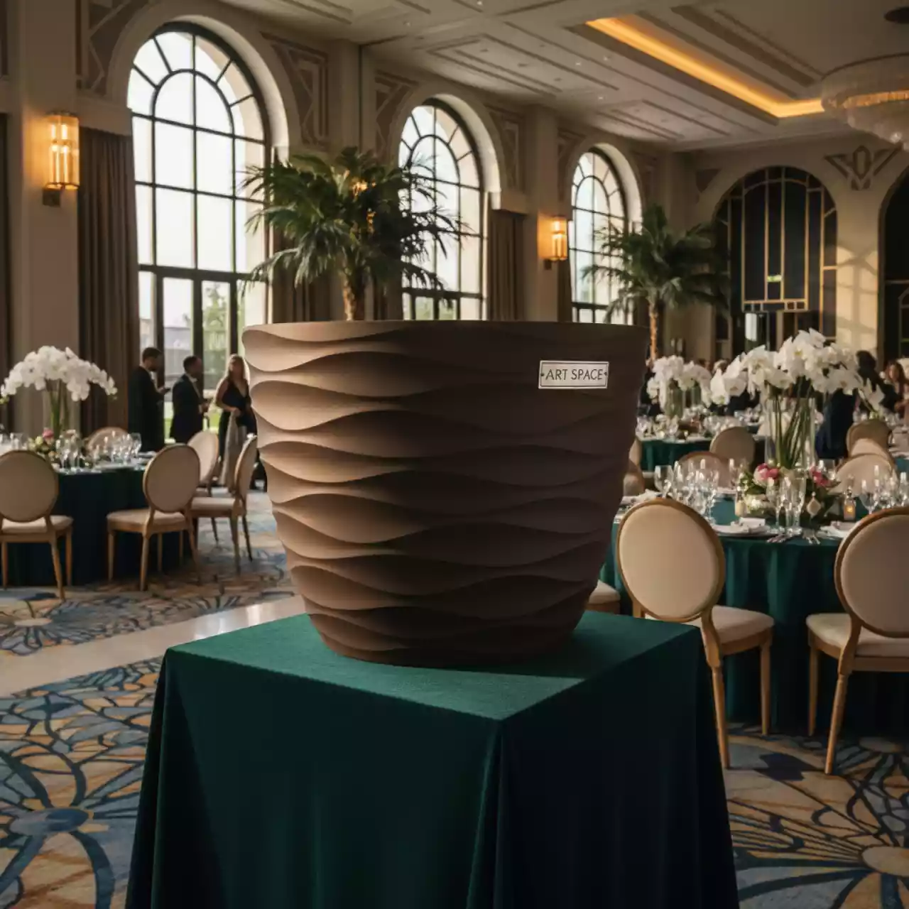 Аренда Кашпо для цветов Prosperplast Sandy 37 18 л мокко в Bridge Resort — ART SPACE