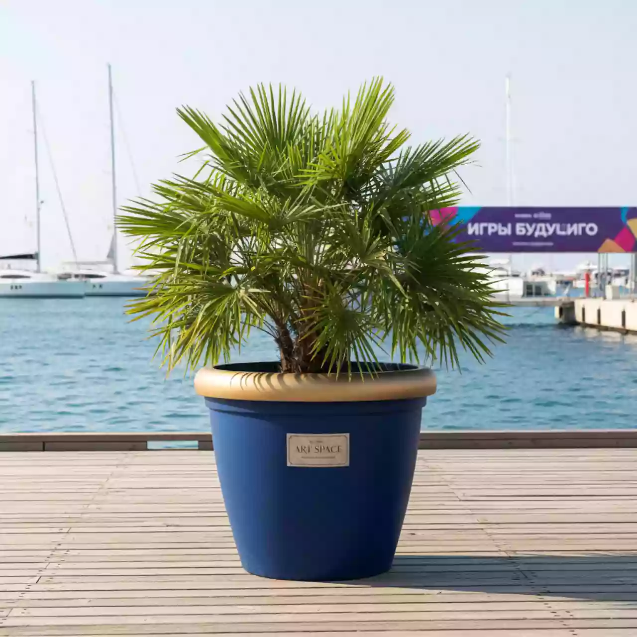 Аренда Кашпо Il Vaso Standard пластиковое на парусной регате (Сочи) — ART SPACE