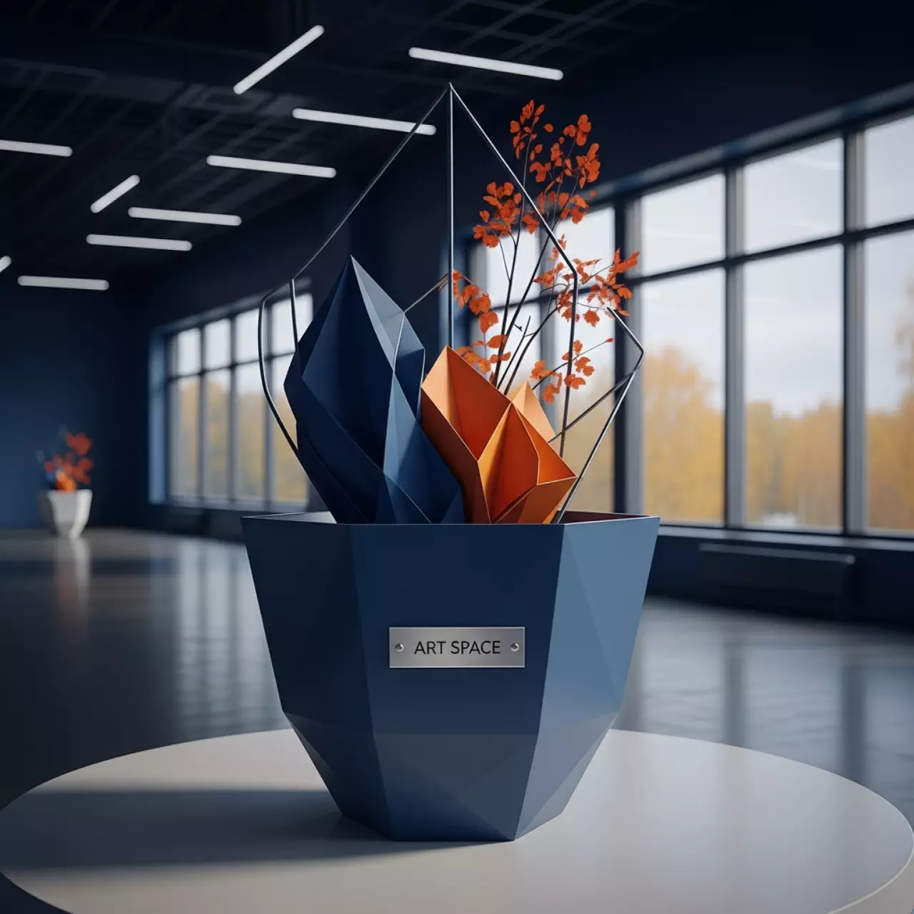 Аренда Кашпо пластиковое Origami Hanami Basic в санатории «Заполярье» — ART SPACE