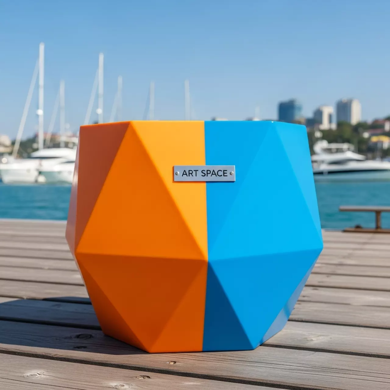 Аренда Кашпо пластиковое Origami Yuri Basic на парусной регате (Сочи) — ART SPACE