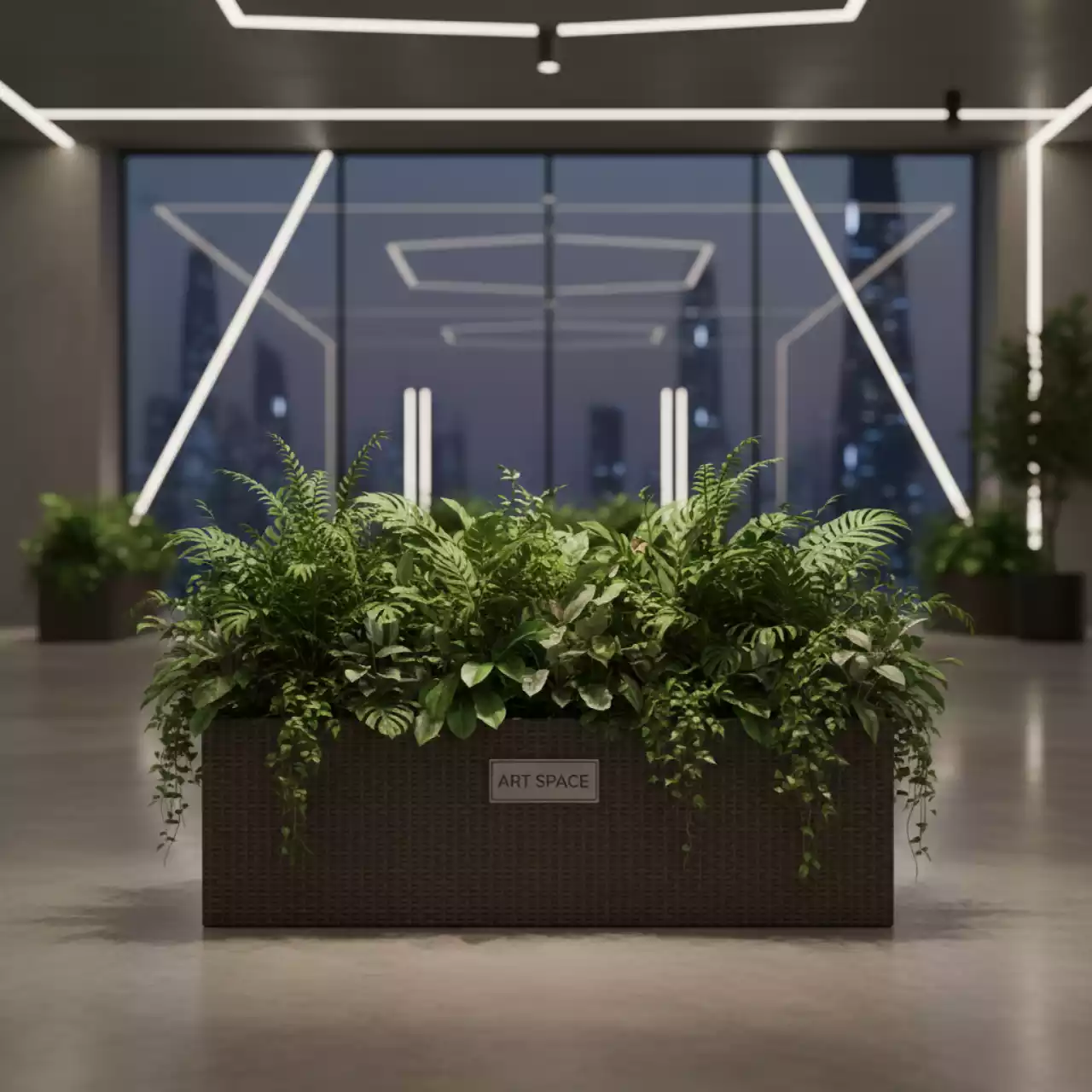 Аренда Кашпо Prosperplast Rato Low венге в Alpha Sirius — ART SPACE