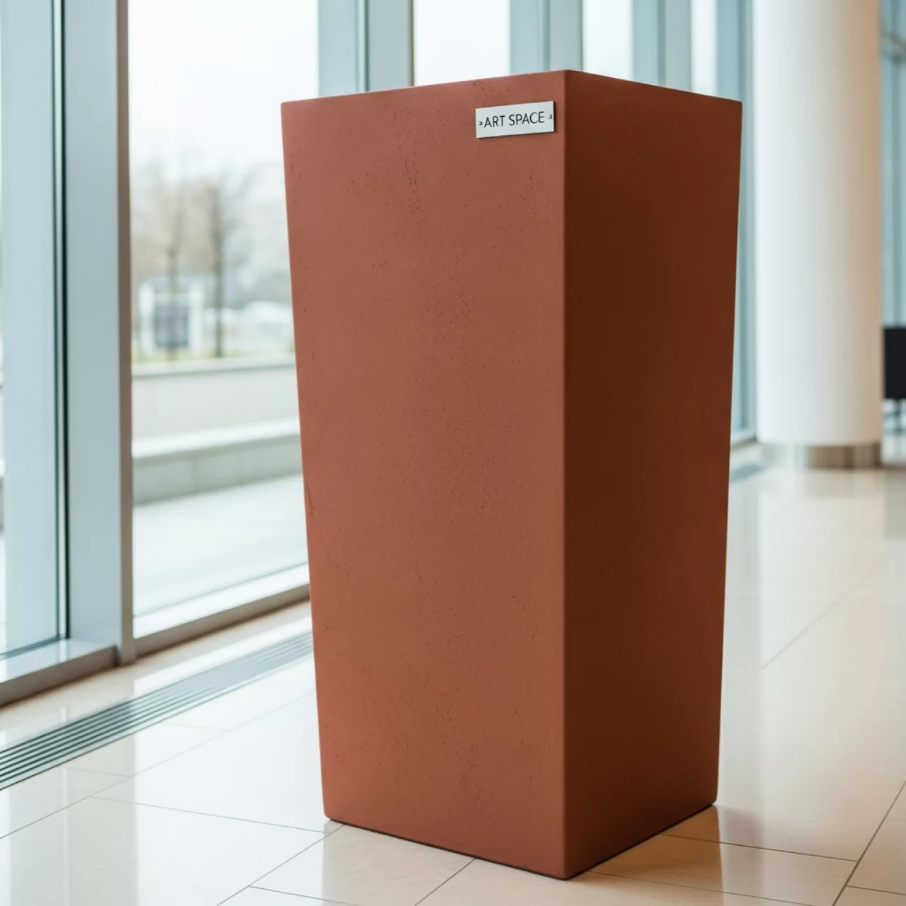 Аренда Кашпо Prosperplast Tubus Case Effect 386 л терракотовое в Mercure Сочи Центр — ART SPACE