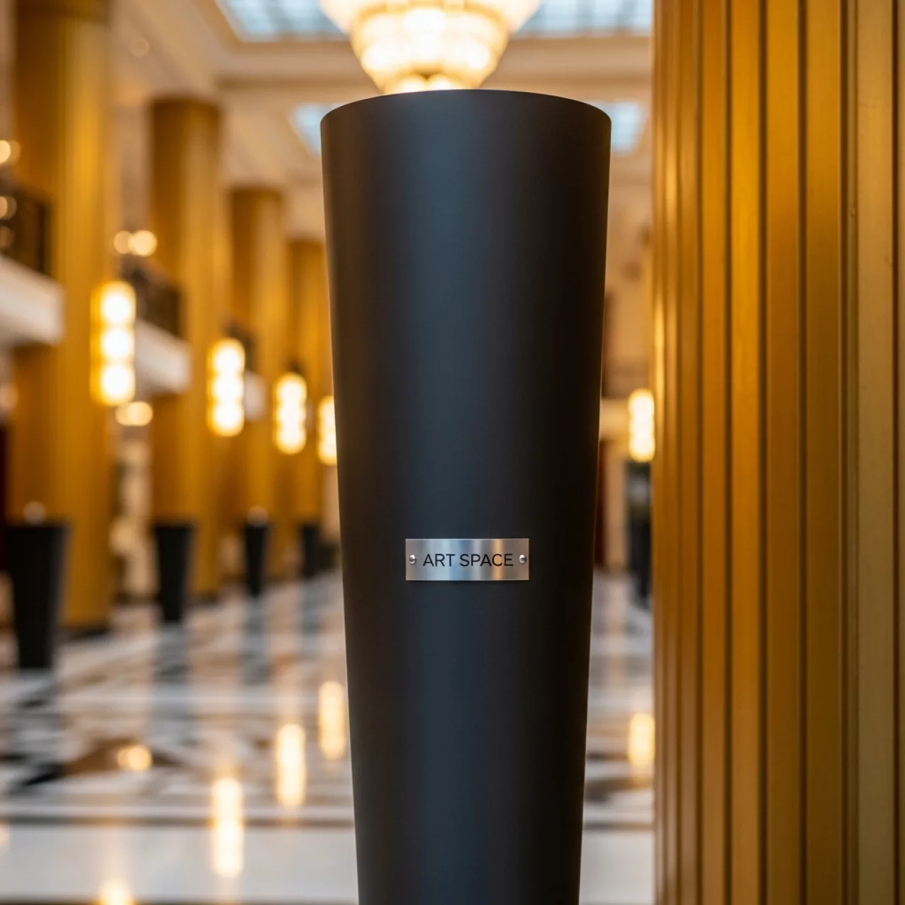 Аренда Кашпо Prosperplast Tubus Slim 27,15 л антрацит в Courtyard by Marriott Sochi — ART SPACE