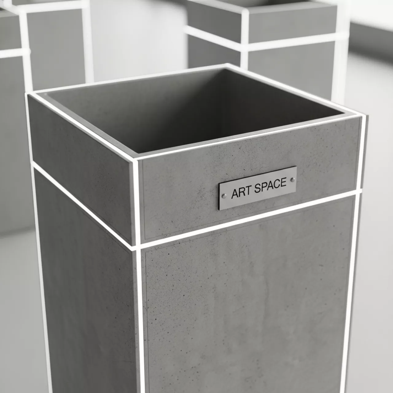 Аренда Кашпо для цветов Prosperplast Urbi Square антрацит 26,6 11 л в Swissôtel Resort Sochi Kamelia — ART SPACE