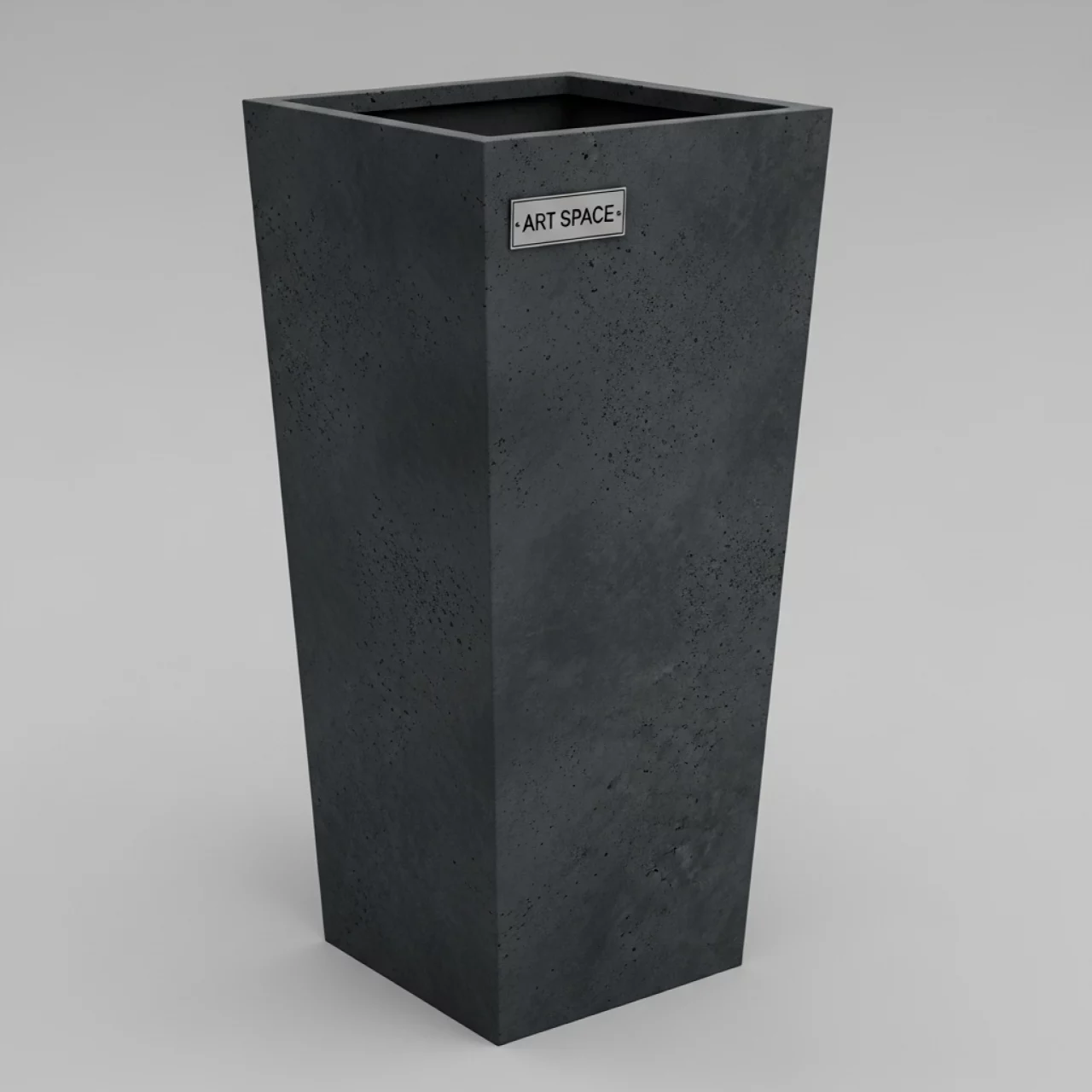 Аренда Кашпо Prosperplast Urbi Square Effect 49,21 л антрацит в Поляна 1389 Отель и Спа — ART SPACE