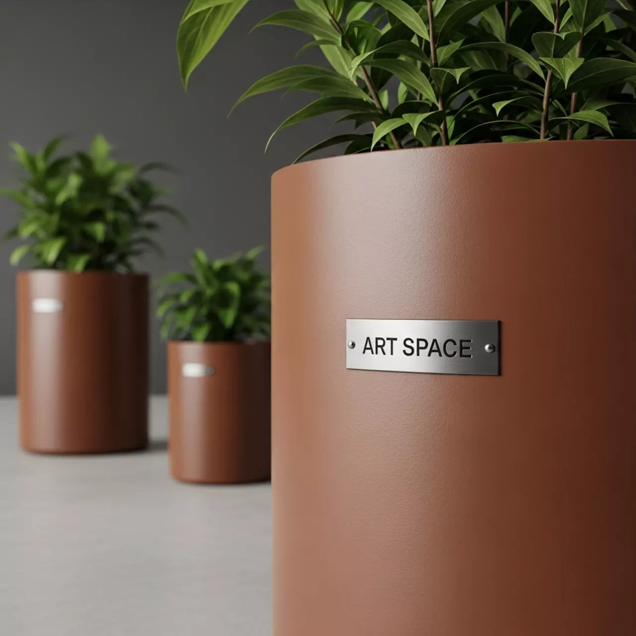 Аренда Кашпо Tubus мокко в Sport Inn Hotel & Wellness — ART SPACE