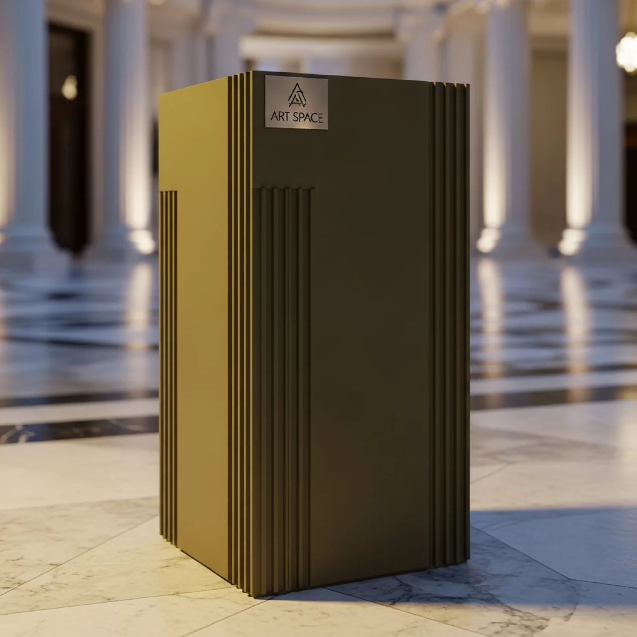 Аренда Кашпо Urbi Square 49 оливковое Prosperplast 21 л в санатории «Русь» — ART SPACE