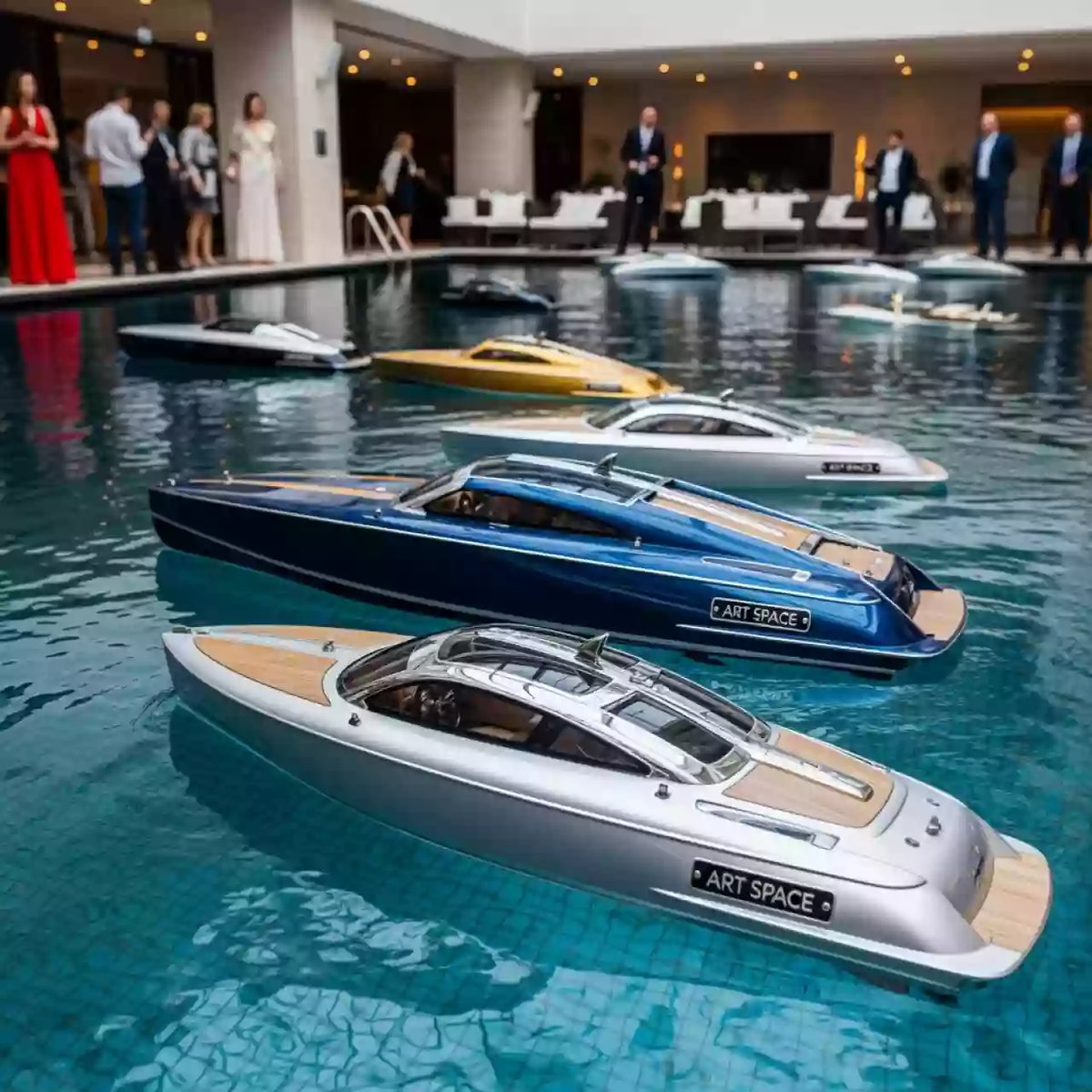 Аренда Катера радиоуправляемые в Mövenpick Hotel — ART SPACE