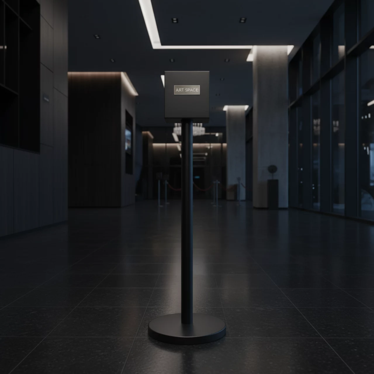 Аренда Катушка черная для ограничительного столбика в Radisson Blu Resort & Congress Centre — ART SPACE