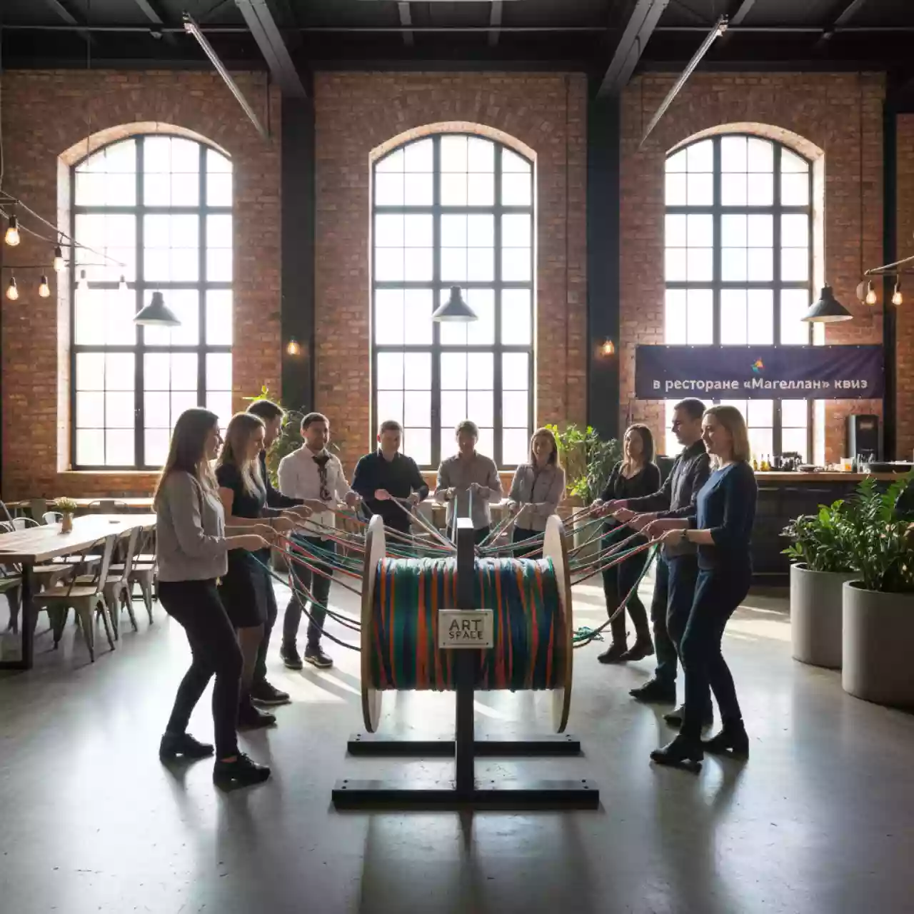 Аренда Катушка командная в ресторане «Магеллан» — ART SPACE