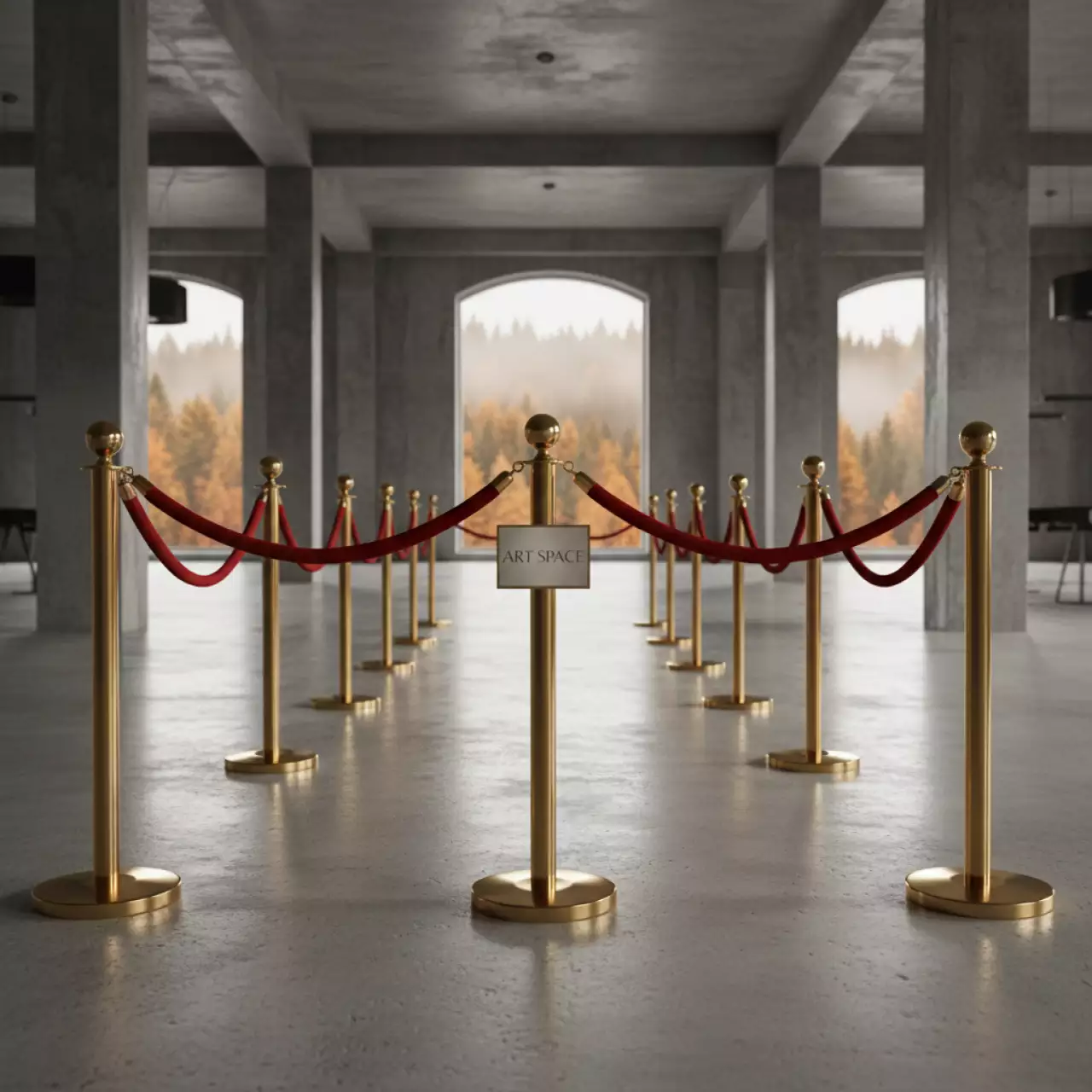 Аренда Катушка красная для золотого столбика "Красная дорожка" в Novotel Resort — ART SPACE