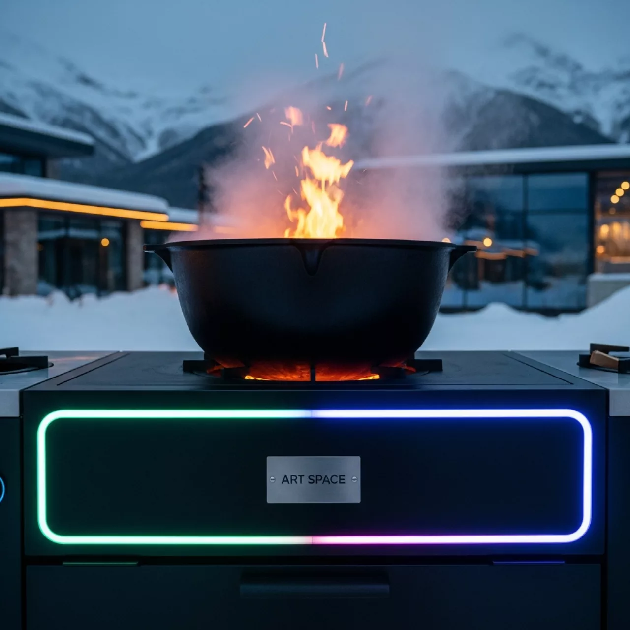 Аренда Казан 80 л с печкой в Bridge Resort — ART SPACE