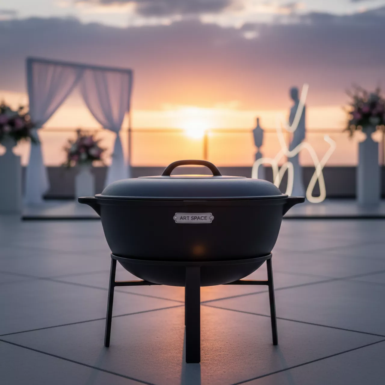 Аренда Казан чугунный 8 л модель 004 в Novotel Resort — ART SPACE