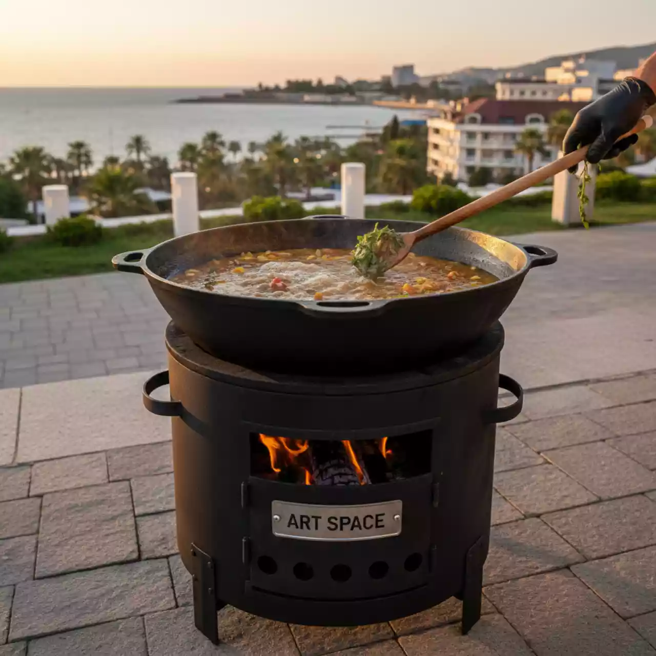 Аренда Казана с печкой 30 л в Гранд Отель Сочи — ART SPACE