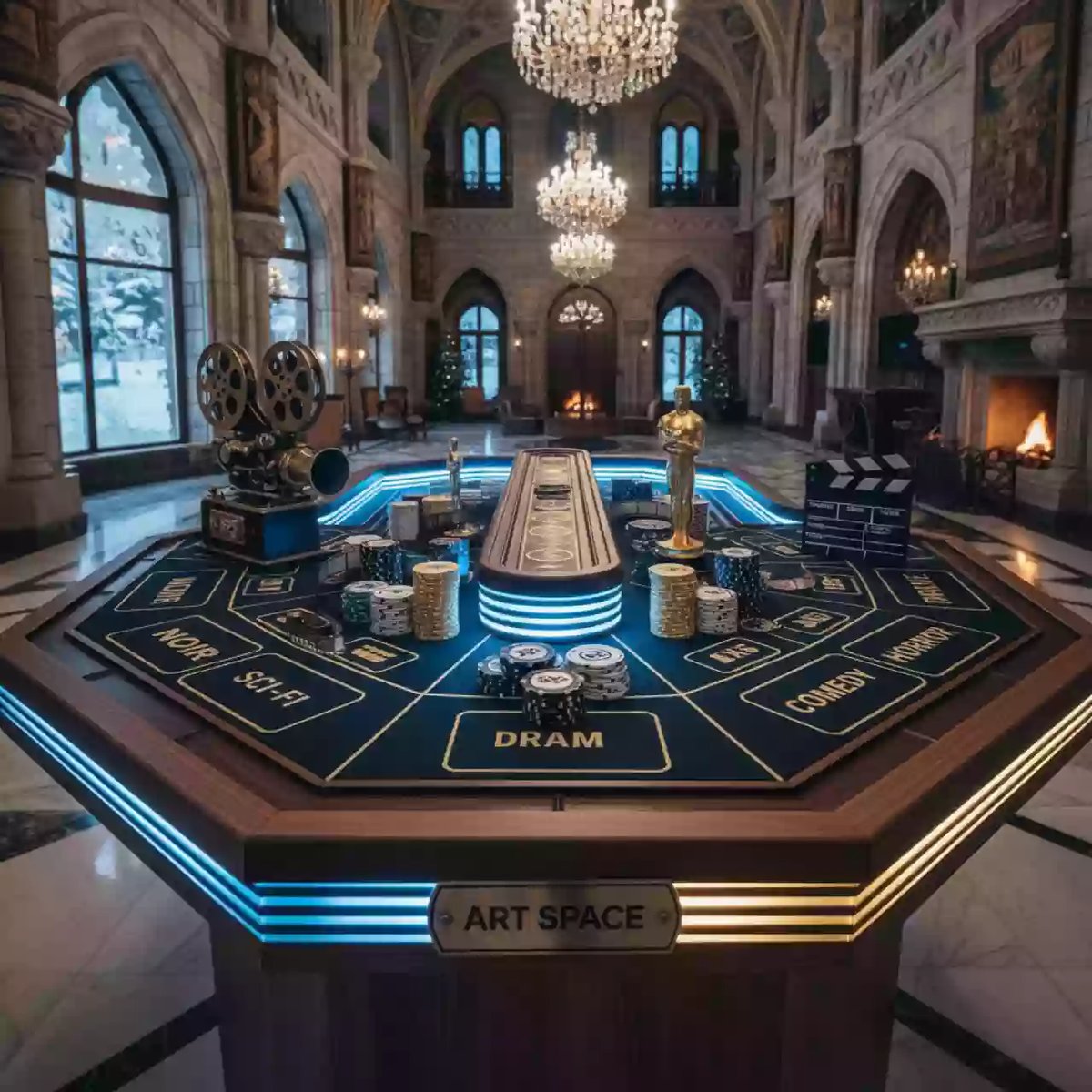 Аренда Казино интеллектуальное про кино в отеле «Богатырь» — ART SPACE