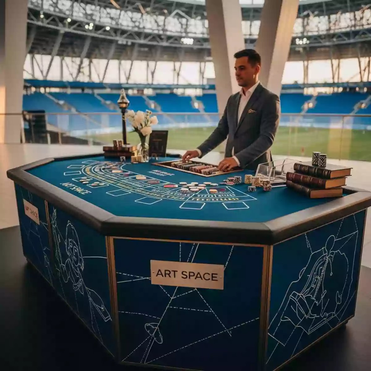 Аренда Казино интеллектуальное про литературу в VK Stadium Sirius — ART SPACE