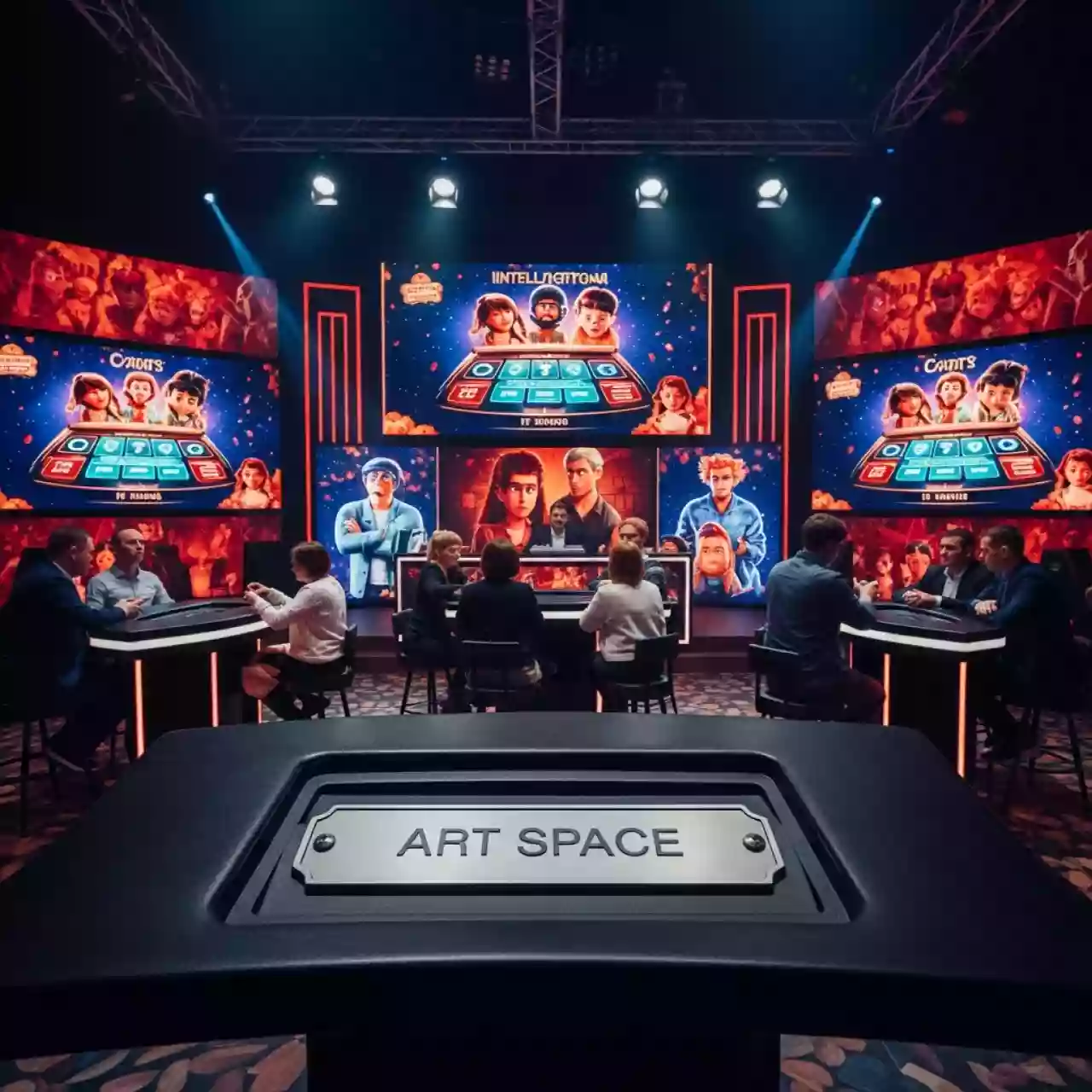 Аренда Казино интеллектуальное про мультфильмы в Зимнем театре — ART SPACE