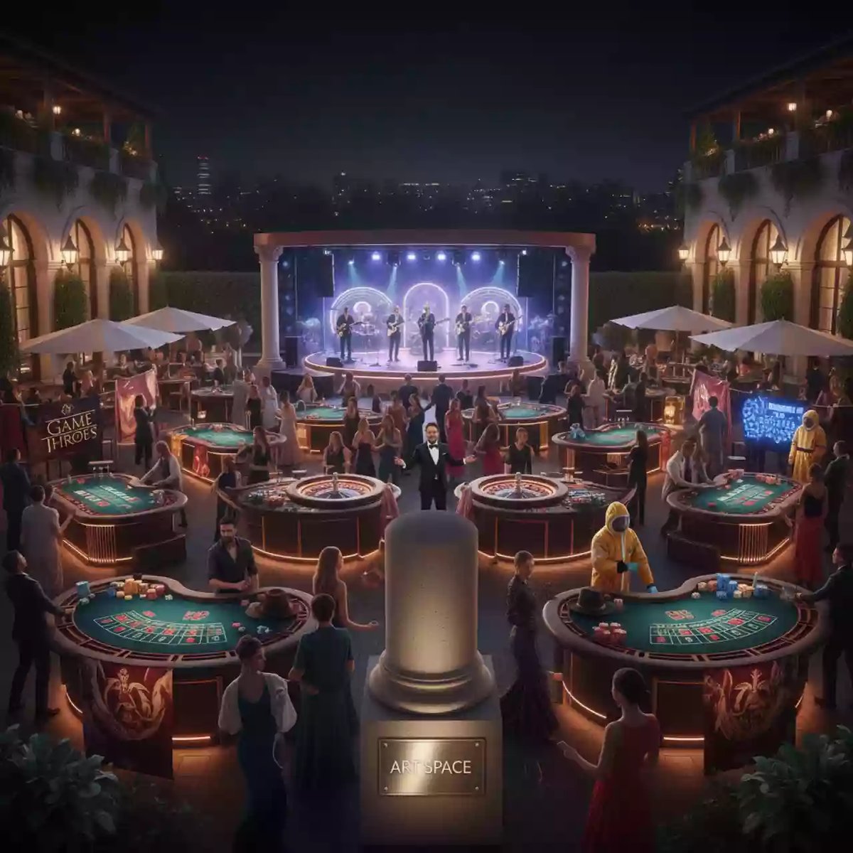 Аренда Казино интеллектуальное про сериалы в ресторане «Brunello» — ART SPACE