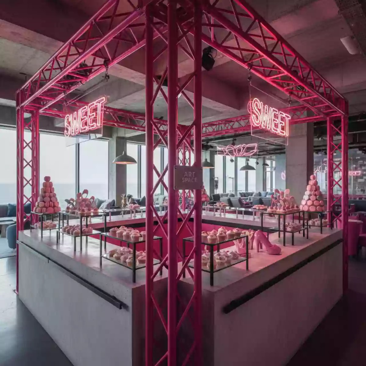 Аренда Кэнди бар Барби в пляжном клубе Del Mar — ART SPACE