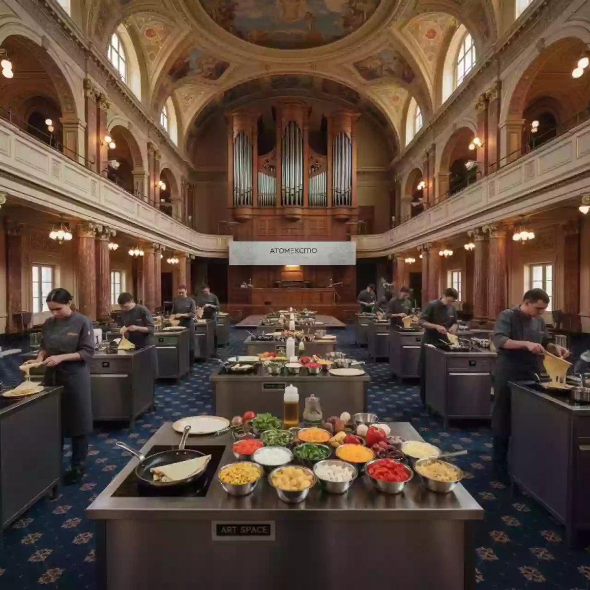 Аренда Кесадилья мастер класс в Зале органной и камерной музыки — ART SPACE