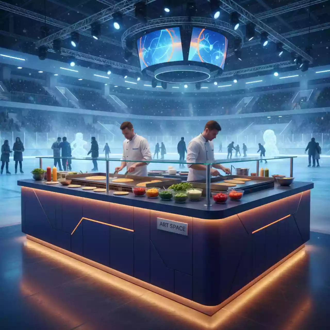 Аренда Кесадилья в ледовой арене «Шайба» — ART SPACE